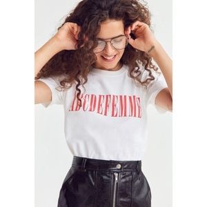 BNWT Urban Outfitters ABCDEFEMME Feminist Tee